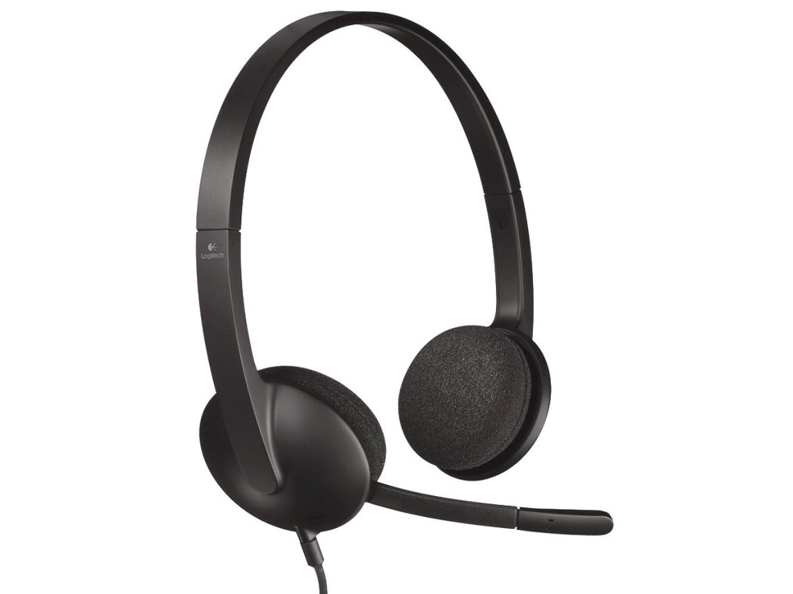 Auscultadores com Fio LOGITECH H340 (On Ear - PC - Preto)