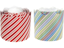 Borda De Natal Com Tema Bengala Doce, 2 Peças De Enfeites Papel, 1000cm De Comprimento, 7, 5cm De Largura, Decoração
