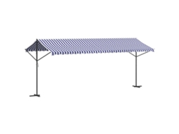 Free Standing Awning, Free Standing Awnings Vidaxl Azul Tecido (6 X 3 M)