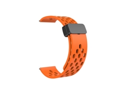 Pulseira magnética de silicone com orifícios de ventilação, versão atualizada, compatível com Xiaomi Mi Band 9 Pro e 8 Pro.
