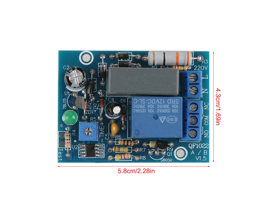 Laxiscreed Temporizador Ajustável 220vac Com Retardamento E Controle De Tempo Para Dispositivos Elétricos