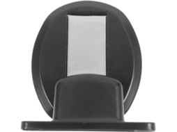 Batente De Porta Magnético Invisível, Montado Na Parede, Com Ventosa E Trava De Aço Para Quarto, Com Parafusos, Preto.