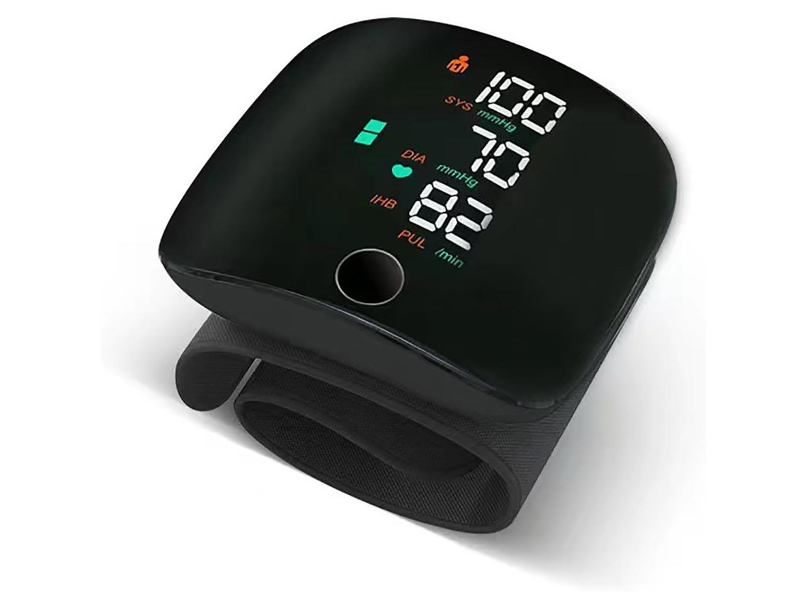 Monitor De Pressão Arterial Digital De Pulso, Medição Precisa, Clinicamente Validado, Tela Lcd Grande, Voz Em Espanhol