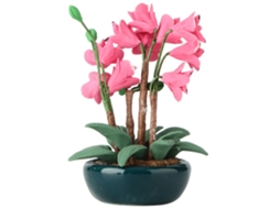 Primerox acessório Jardim Casa de Boneca Miniatura Bonsai Flor Decorativo Balcão 1:12