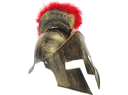 Chapéu De Festa De Guerreiro Romano Dourado Em Pvc Leve - Acessório De Cosplay Para A Maioria Das Pessoas