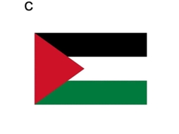 Stickers Da Bandeira Da Palestina 1/5 Peças Vinil Auto Moto Capacete Tamanho 8 Cm/3.15 Polegadas C