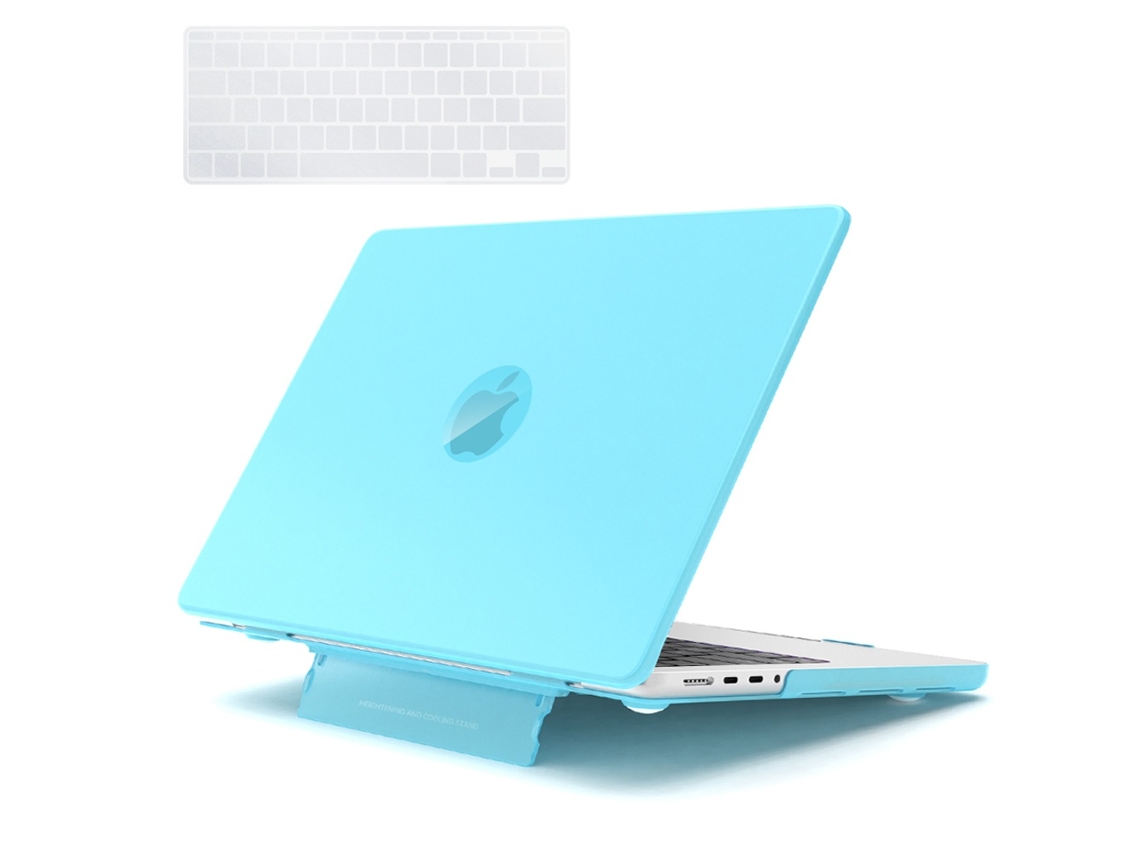 Capa Para Macbook Air De 13 Com Protetor De Teclado, Azul Elysve