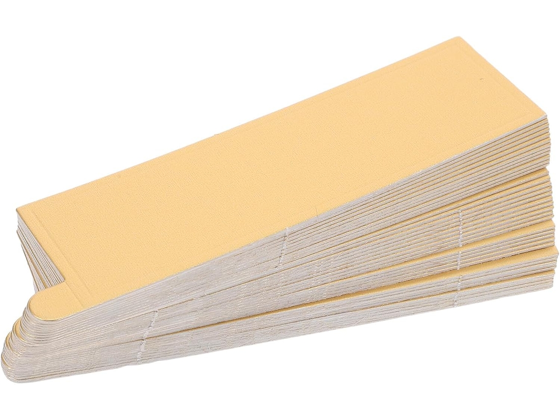 200 Bases Retangulares Douradas De Papelão Para Mini Bolos, Mousses E Cupcakes