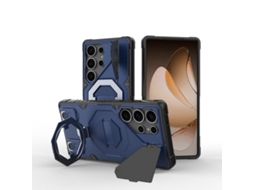Capa De Telemóvel Zruxe Compativel Com Samsung Galaxy S25 Ultra 5g (magsafe - Suporte - Alça - Azul Safira)