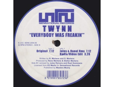 Vinil Everybody Was Freakin Sensational Records