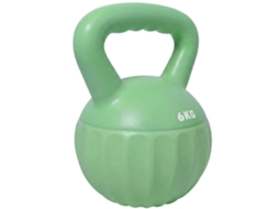 Kettlebell Kettlebell 6kg Peso 6kg Halteres Preenchidos com Areia para Iniciantes Treinamento de Força em Casa 17 X 17 X 23 Cm Verde Ge