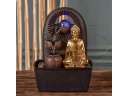 Fonte de Água ZEN'LIGHT Bhava (Castanho - 15x20x25 cm - Resina)