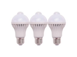 Lurelia Lâmpada Led Com Sensor De Movimento Pir, 3 Peças, E27, 5 W, Baixo Consumo