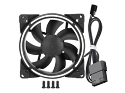Cooler De Cpu Com Ventoinha De Resfriamento Led Silencioso 12v 24cfm 1500rpm Para Gabinete De Computador E Radiador Branco