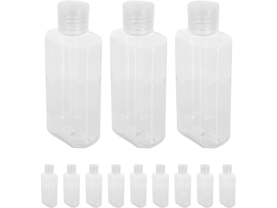 De 20 Frascos De Viagem Com Tampa Flip-top Para Dispensador De Loção Para As Mãos.