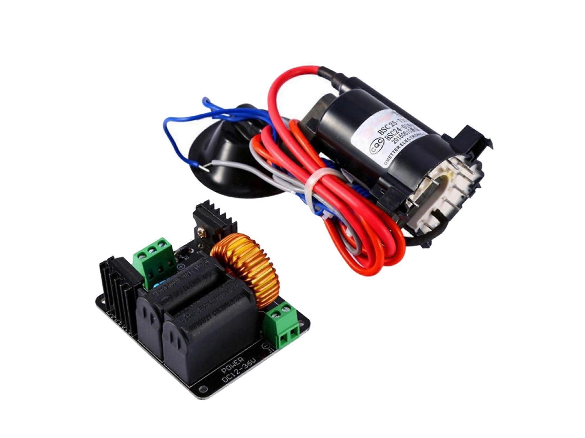 Circuito De Driver Flyback Zvs, Placa De Driver De Bobina De Alta Tensão E Alta Potência Dc 12 36 V Para Sgtc Qinhai Aquaforge