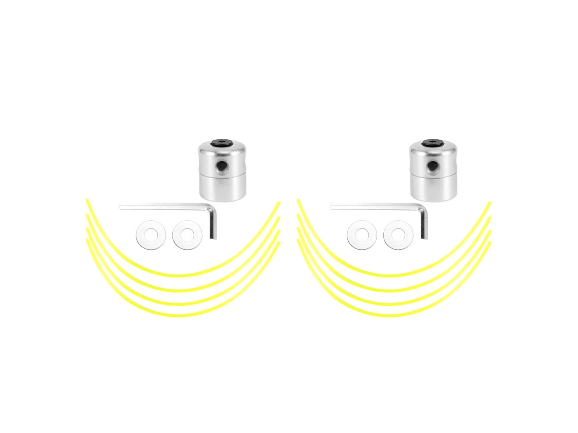 Cabeça de Cortador de Relva LAXISCREED 2pcs com Linha
