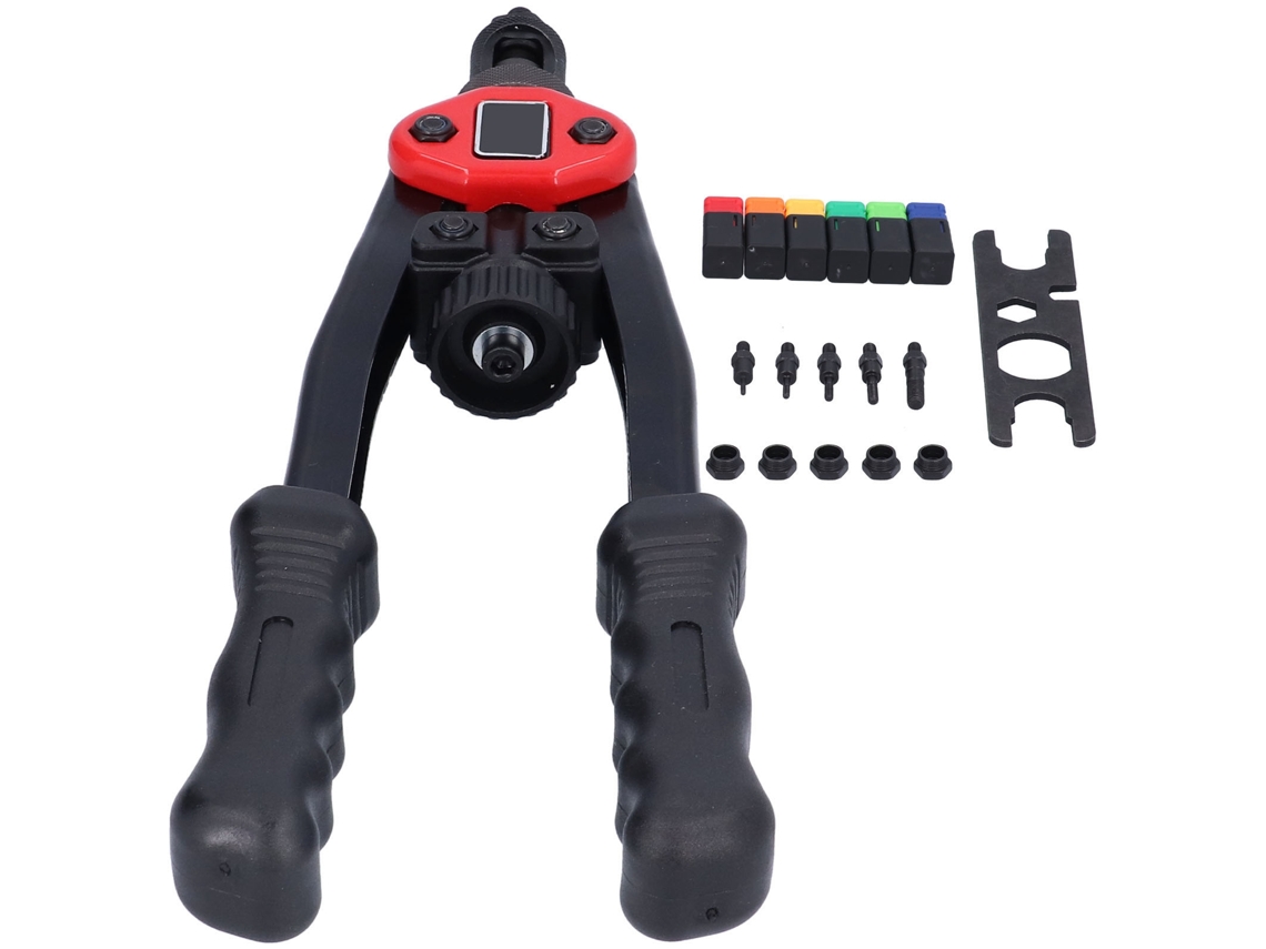 Pistola De Porca Rivet Aço Inox Bt‑605 Com Duas Mãos Ferramenta Manual De Rivetagem Com Chave