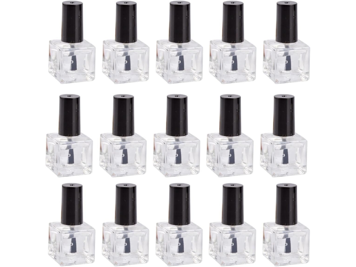 20 Frascos De Esmalte Vazios Com Tampas