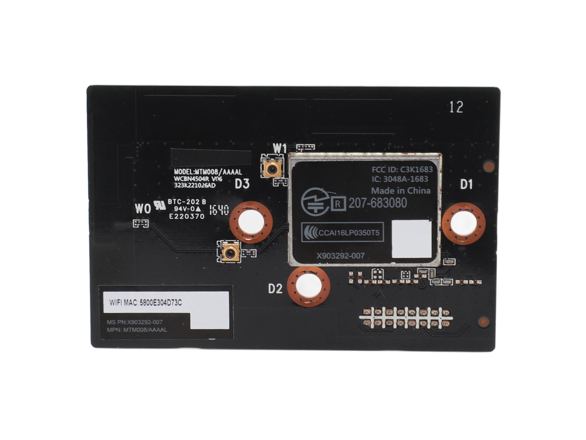 Placa Bluetooth Wifi Xbox One S Módulo de Conexão Sem Fio de Substituição EOOCOO