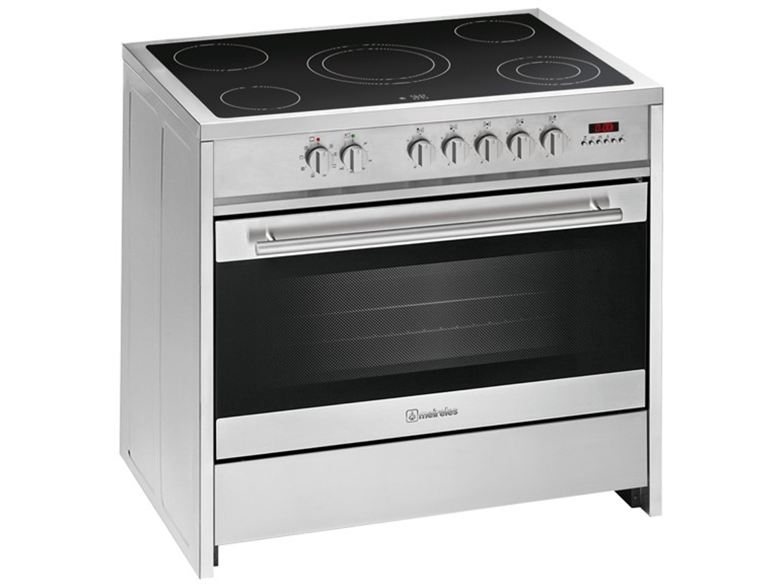 Fogão MEIRELES E912X (121 L - Elétrico de Vitrocerâmica - Inox)