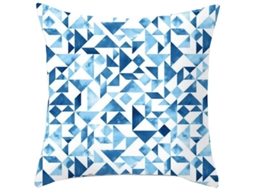 2026 funda de Almohada Cuadrada Geométrica para Sofá Cojín Decorativo Hogar Coche Tela Algodón Poliéster 45x45cm