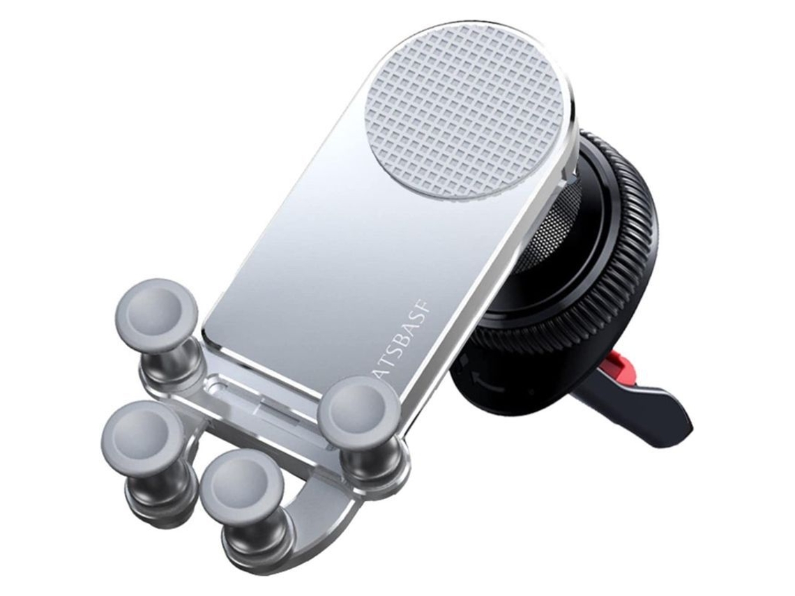 Yuru suporte de Celular para Carro Flexível com Clip Aprimorado para Ventilação Ajuste 360° e Operação com uma Mão