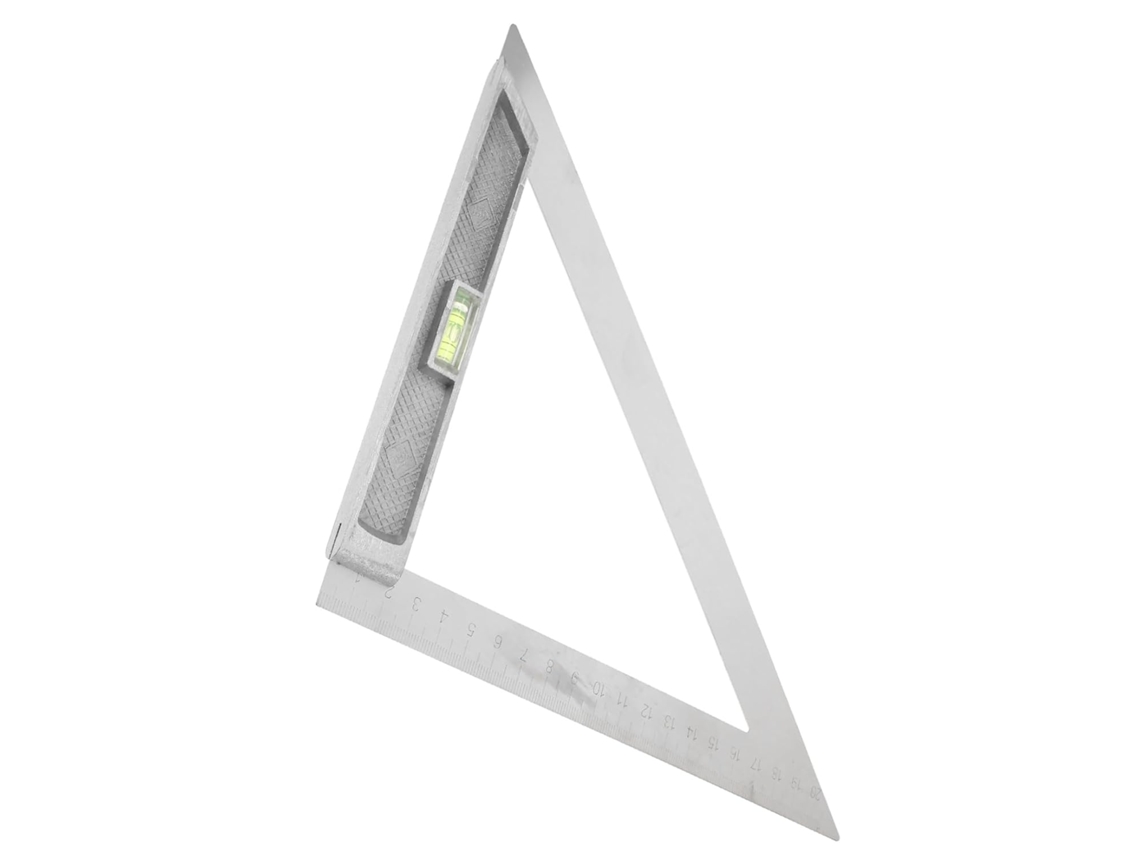 Lurelia Esquadro Precisa Alta Precisão Metal Prateado Para Desenho Técnico E Geometria