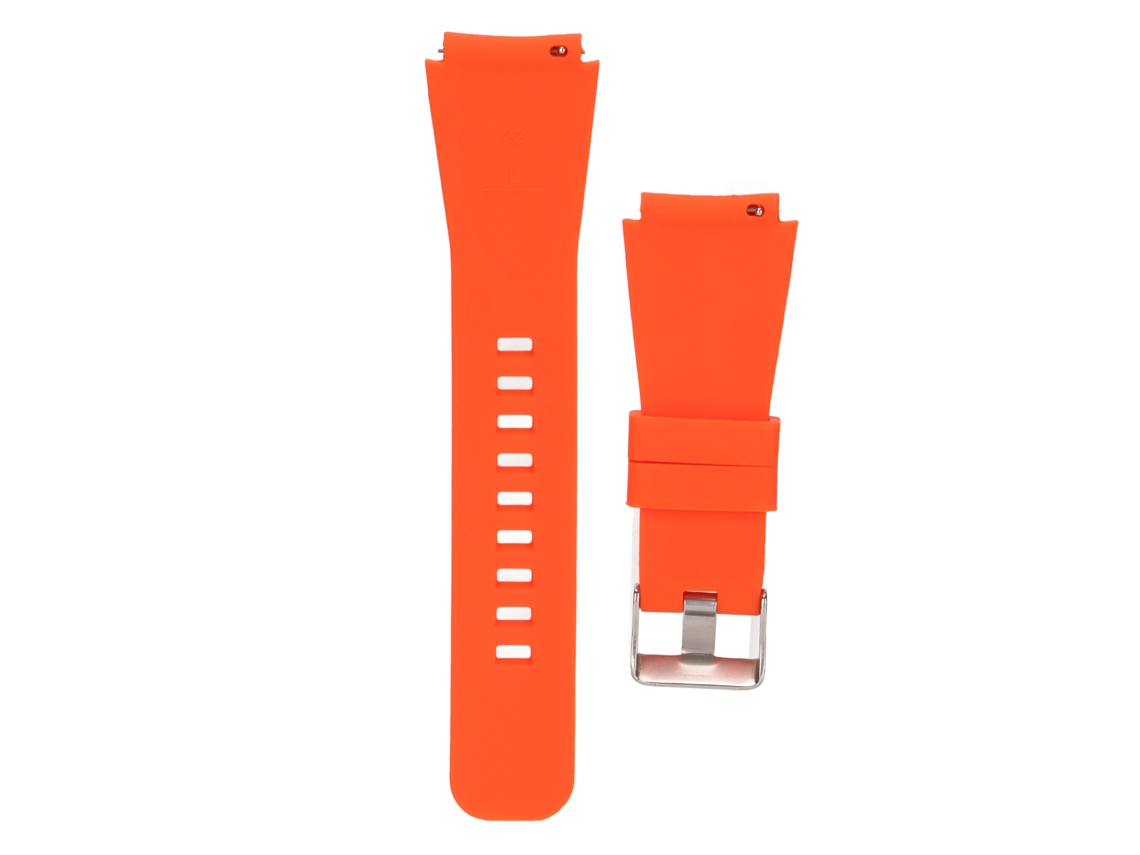 Cinto De Silicone 22mm Compatível Com Amazfit Gtr 3 Pulseira De Substituição Laranja
