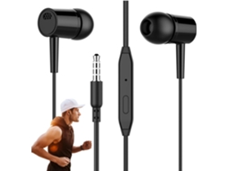 Fones De Ouvido Com Fio 3,5 Mm - Ergonômicos Isolamento Ruído