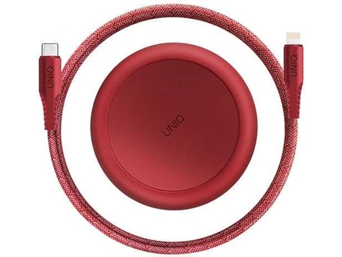 Cabo UNIQ (Lightning - 1.2m - Vermelho)