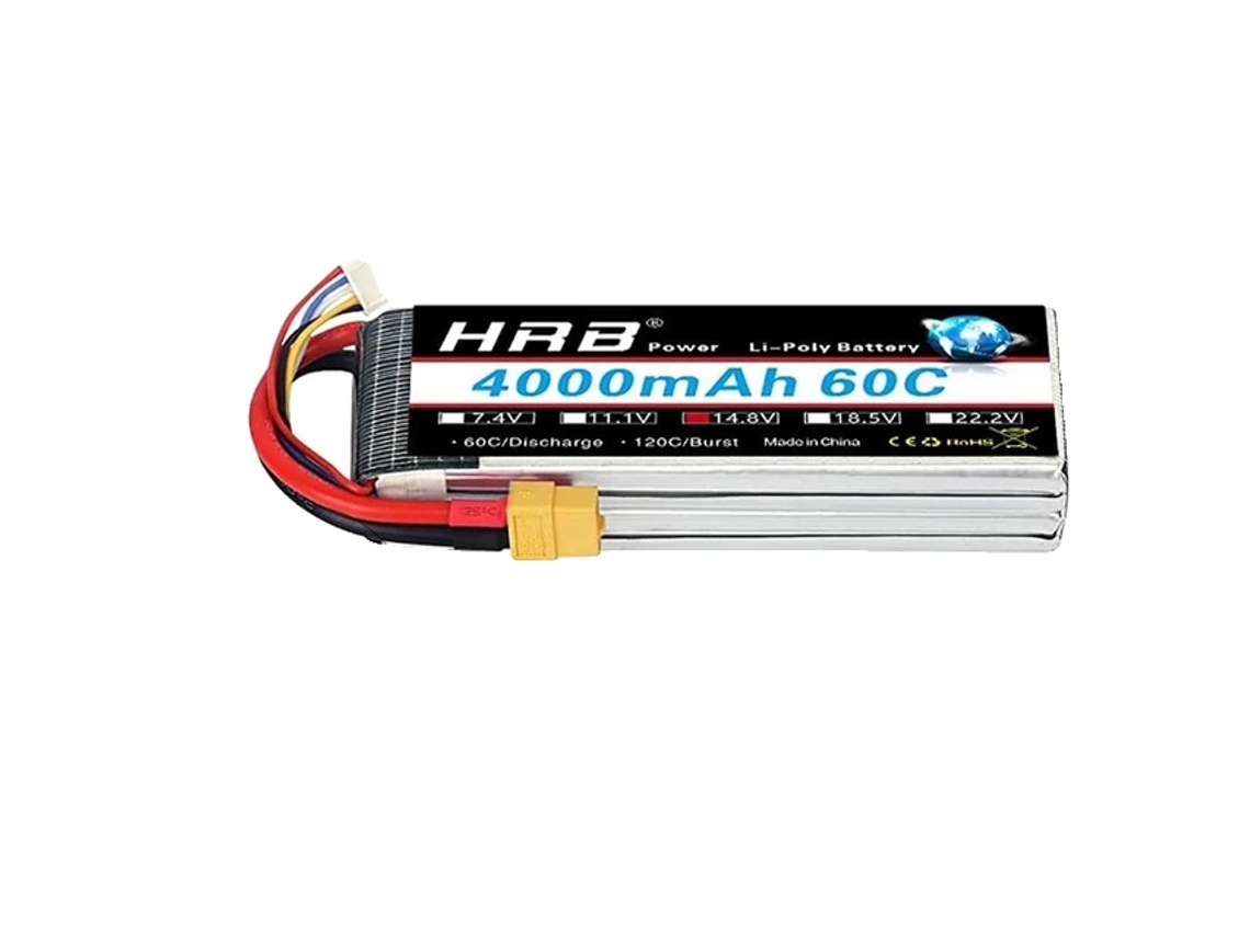 Bateria Lipo, Opções de Alta Capacidade, Conector Deans XT60, 4S 4000mAh XT60 Original