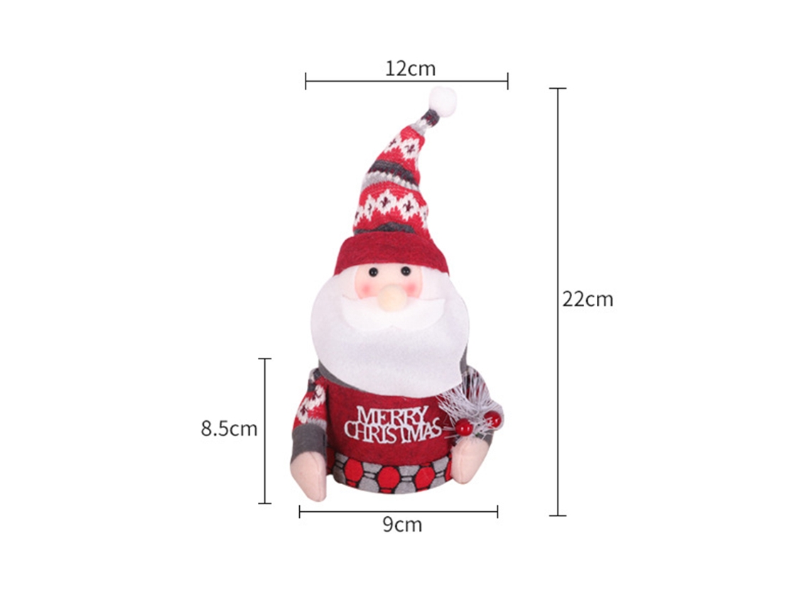 Boneca Pote De Doces Saint (presente De Natal, Ornamento De Mesa) Eoocoo