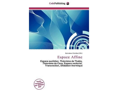 Livro Espace Affine de Barnabas Cristobal (Maori)