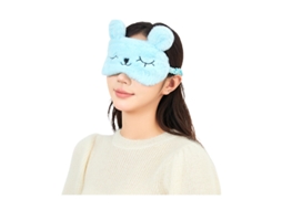 Máscara De Dormir Com Design De Coelho Azul*