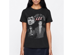 Rockinstone Bruce Lee Be Water Black T-shirt Size:l