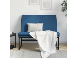 Banco VIDAXL (Azul - Tecido - 100 x 75 x 76 cm)