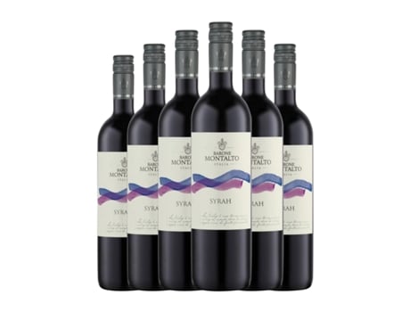 Vinho BARONE MONTALTO Syrah Sicilia (0.75 L - 6 Unidades)
