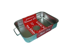 Assadeira de Aço Inoxidável STEEL PAN (40X28cm)