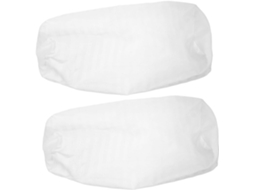 Conjunto de 2 Capas para Almofada Cilíndrica Pescoço Capa com Zíper Protetor Cilíndrico Lavável Sofá CHABERLU