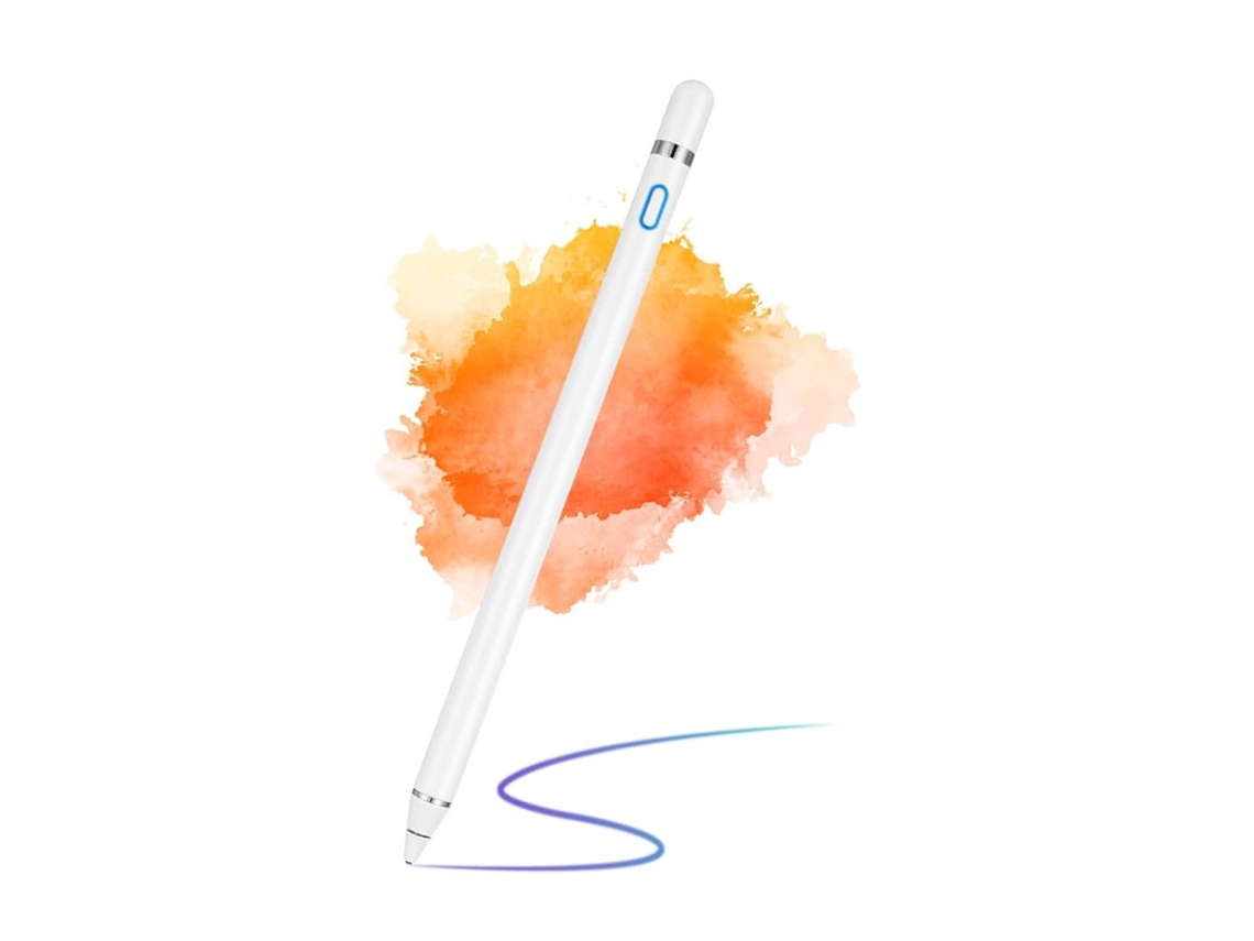 2026-lápiz Activo Para Telas Táteis Compatível Com Iphone/ipad/android, Lápiz Estilo Apple Com Ponta De Cobre (branco)