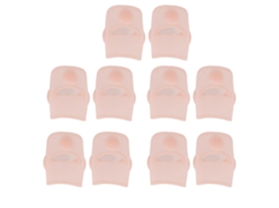 Pares De Mangas Corretoras Para Unhas Encravadas, Ferramenta De Silicone Macia E Respirável Para Homens E Mulheres