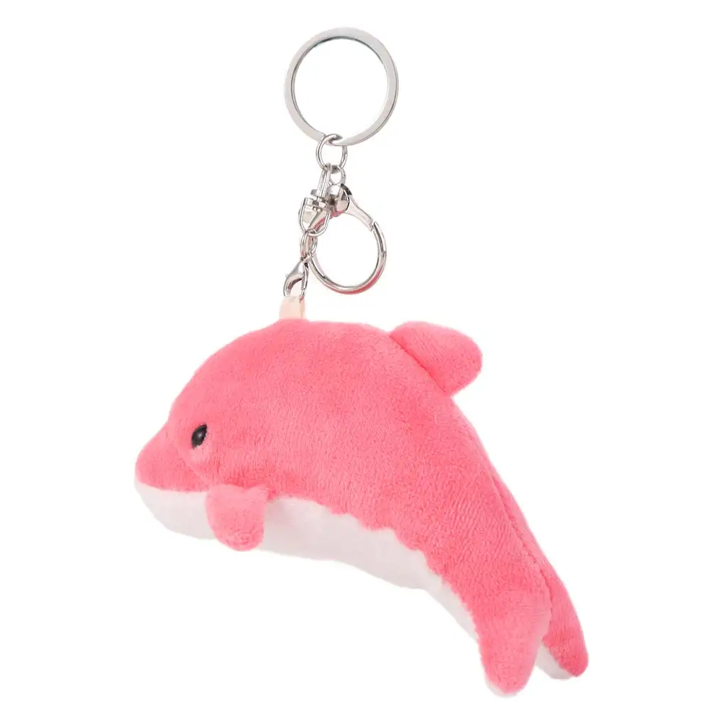 Chaveiro/pingente de Bolsa/mochila/brinquedo de Pelúcia em Formato de Golfinho MDUG (rosa Escuro)
