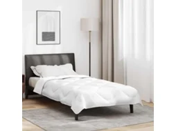 Vidaxl Edredão 220 X 155 X 4 Cm Não Poliéster Branco Respirável