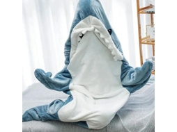 2026 cobertor Sudadera Tibio com Capuz de Tubarão para Adultos, Fleece Flannel Super Macio