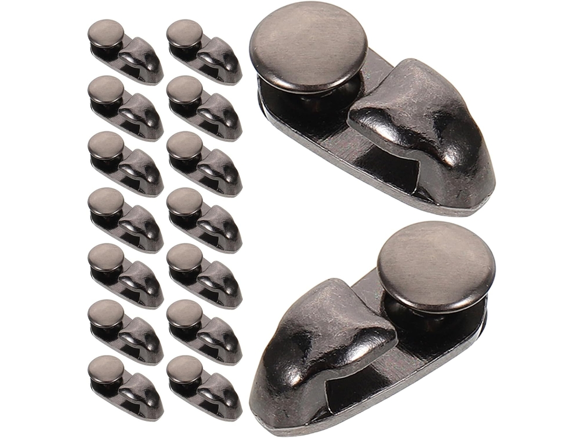 Kit De Reparo De Cadarços Com 30 Peças E Ganchos De Metal.