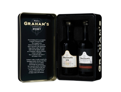 GRAHAM'S Vinho Do Porto Late Bottled Vintage e Tawny 10 Anos Conjunto