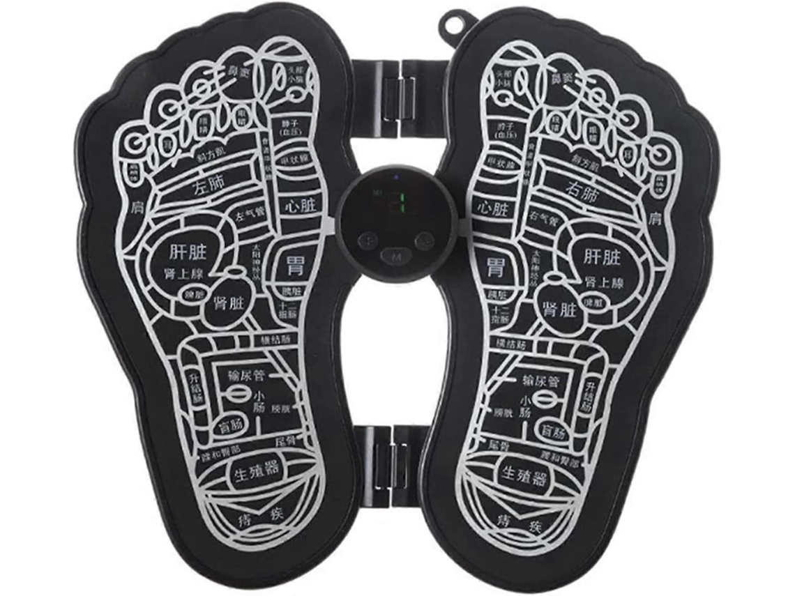 Tapete Massageador Bioelétrico De Acupontos, Pés Ems Portátil, Almofadas Massageadoras Estimulad Oras Para Os Pés, Máquina Massa