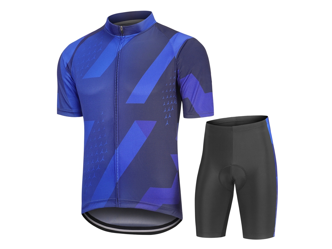 Omni-conjunto De Roupa De Ciclismo Com Manga Curta Transpirable E Secagem Rápida E Calções Acolchoados Para Homens