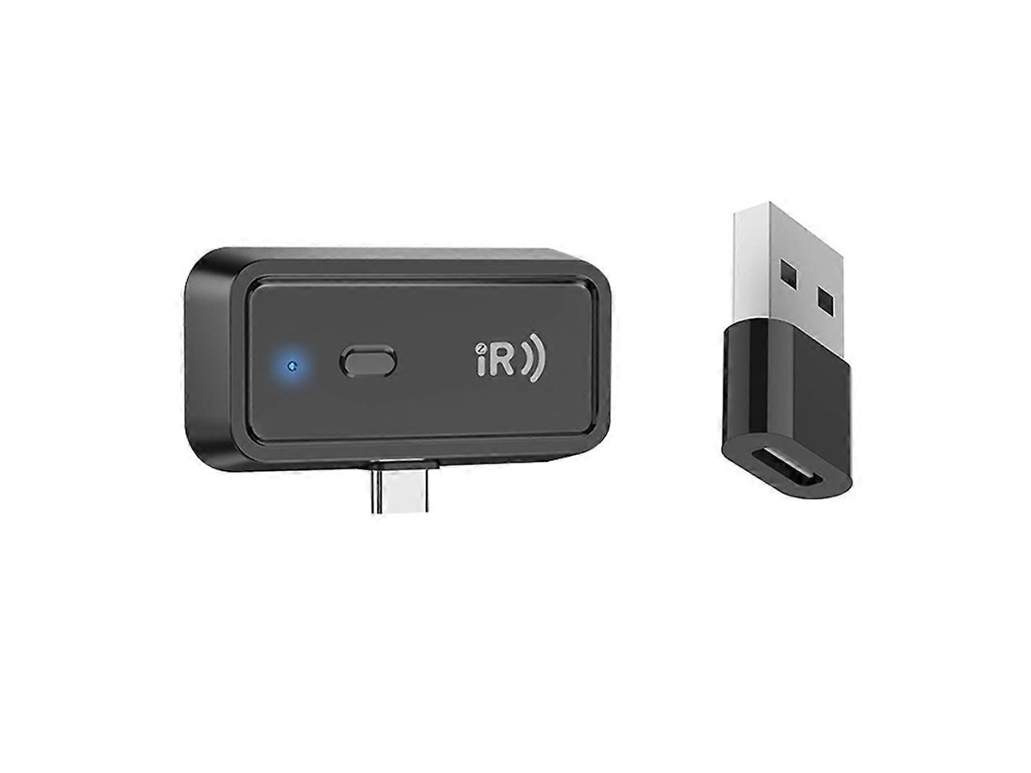 Mini Controle Remoto Inteligente Zigbee Ir Com Temporizador De Voz E Adaptador Usb Para Tv, Ventilador E Ar-condicionado.